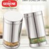 Airtight Stainless Steel Storage Canisters - Set of 2 (1200 ML)