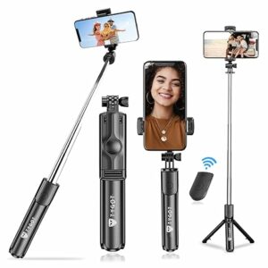 Bluetooth Extendable Selfie Stick with Tripod and Remote