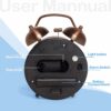 Loud Twin Bell Alarm Clock for Heavy Sleepers with Backlight