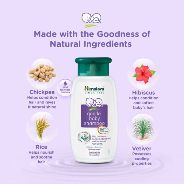 Gentle Baby Shampoo 400 ml - Softens & Nourishes Hair - Image 4