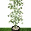 6.5 Feet Artificial Bamboo Tree for Home Decoration - 6 Pieces