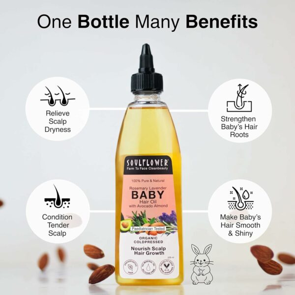 Rosemary Baby Hair Oil for Growth - 100% Natural 225ml - Image 6