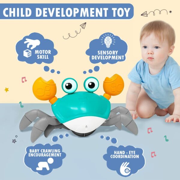 Interactive Crawling Crab Toy for Babies & Toddlers - Image 2