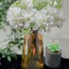 Artificial Dahlia Flower Bunch for Home & Event Decor - White