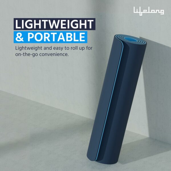 6mm TPE Yoga Mat for Comfortable Workouts - Anti-Slip & Portable - Image 5
