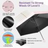 UPF 50+ Travel Umbrella with Lightweight Design & Unique Handle