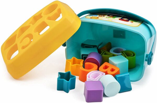 Educational Shape Sorter Toy for Toddlers - 16 Colorful Blocks - Image 4