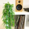 Set of 2 Eucalyptus Style Hanging Artificial Plants - Indoor Decor