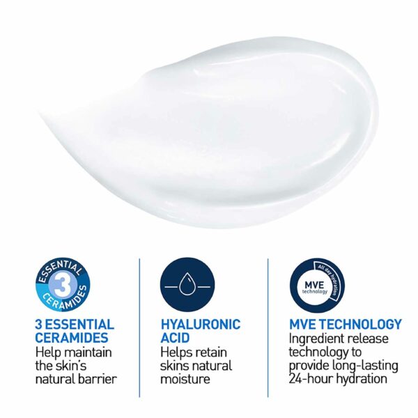 Moisturizing Cream for Dry Skin with Ceramides & Hyaluronic Acid - 50ml - Image 3