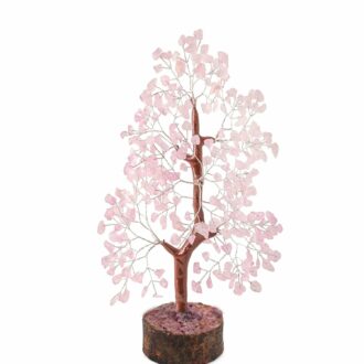 Handmade Agate Gemstone Bonsai Money Tree - 10in, 300 Beads