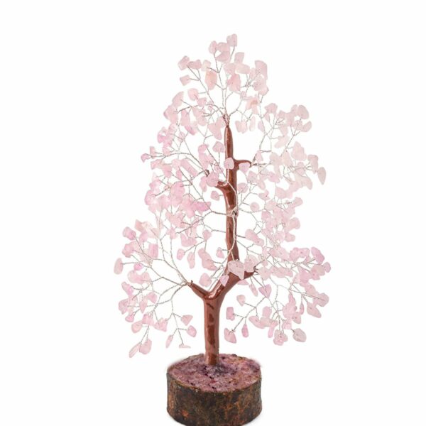 Handmade Agate Gemstone Bonsai Money Tree - 10in, 300 Beads