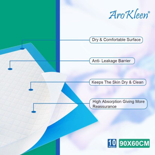 Super Absorbent Disposable Under Sheet 90x60 CM - 10 Count - Image 5