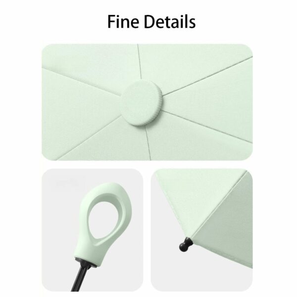 Compact Mini Travel Umbrella with Ring Handle - UV Protection - Image 6