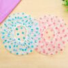 Set of 6 Reusable Waterproof Shower Caps for Women - Free Size