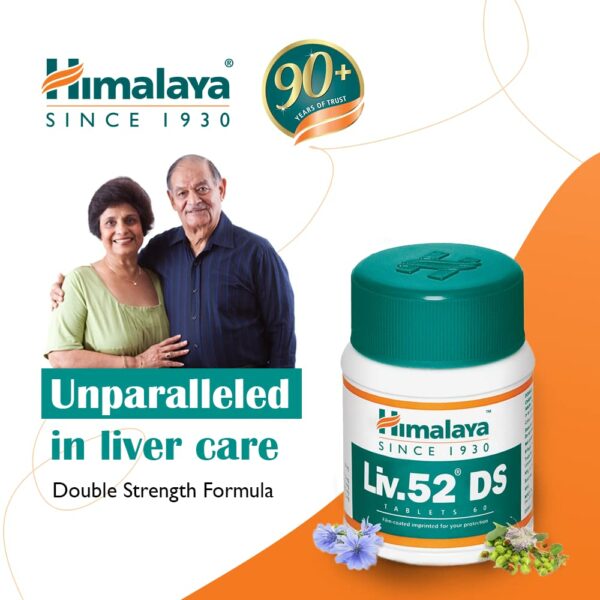 Liv.52 DS Tablets for Liver Health - 60 Count - Image 2