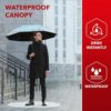Windproof Travel Umbrella - Auto Open Close, Compact & Durable