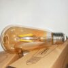 Faux Green Grass Ball Topiary Hanging Pendant Light Set