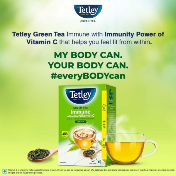 Tetley Loose Green Tea Leaves 500g - Immune Boosting with Vitamin C - Image 4