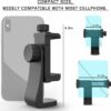 360? Adjustable Phone Holder for Tripods - Universal Compatibility