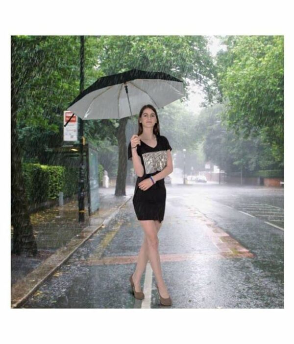 Compact UV Protection Umbrella - Automatic Open Close, Windproof - Image 3