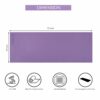 4mm Anti-Slip Eco-Friendly Yoga Mat with Strap - Purple