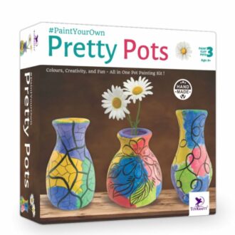 Paint Your Own Art Kits for Kids - Pot Painting Set