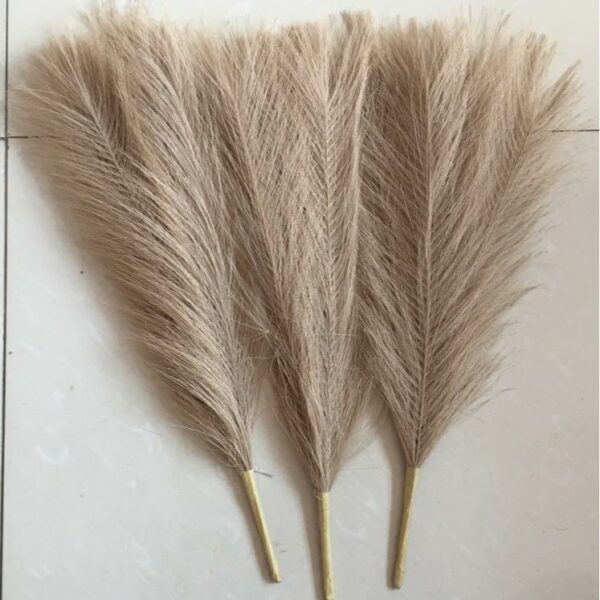 3-Piece Artificial Pampas Grass Set | French Beige Stems for D?cor - Image 6