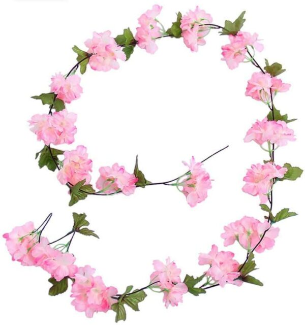 6 Ft Long Silk Carnation Garland for Weddings & Decor - Image 5