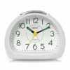Small Analog Alarm Clock with Snooze & Light Feature - 140x114x74 mm