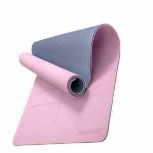 Premium TPE Yoga Mat for Home Workout - 72x24 inches, Anti-Slip