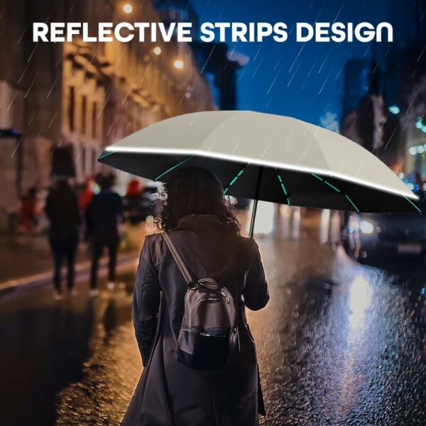 Compact Travel Umbrella with UV Protection & Anti-Slip Handle - Image 4