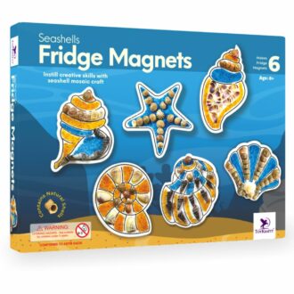 DIY Seashell Fridge Magnets Kit for Kids 8+ | Art & Craft Activity