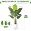 Artificial Bird of Paradise Plant 120cm - Realistic Decor