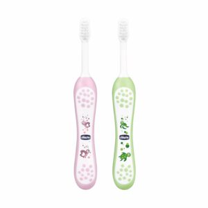Baby Toothbrush Set of 2 for Infants (6m-36m) - BPA Free