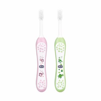 Baby Toothbrush Set of 2 for Infants (6m-36m) - BPA Free