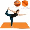 Durable Anti-Slip Yoga Mat for Home Workout - 4mm, Orange
