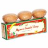Mysore Sandal Soap Pack of 3 - 450g with Natural Sandalwood Oil