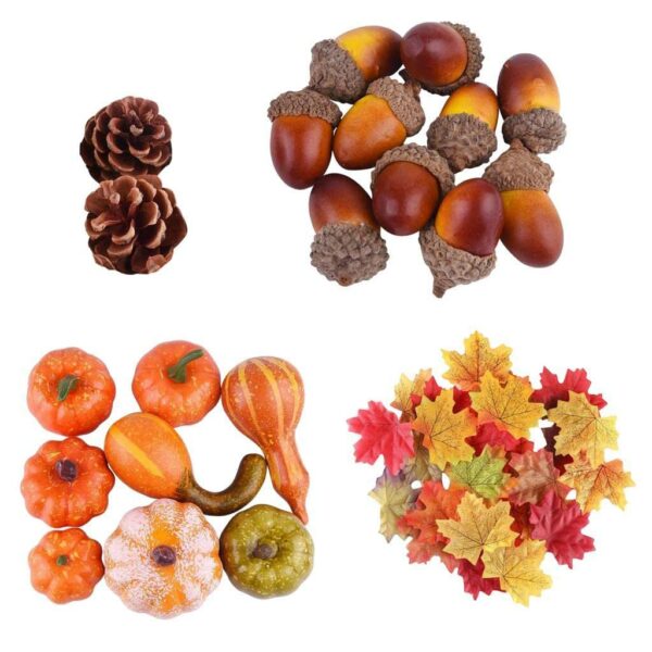 Lifelike Artificial Pumpkin and Maple Leaf Decor Gift - Image 6