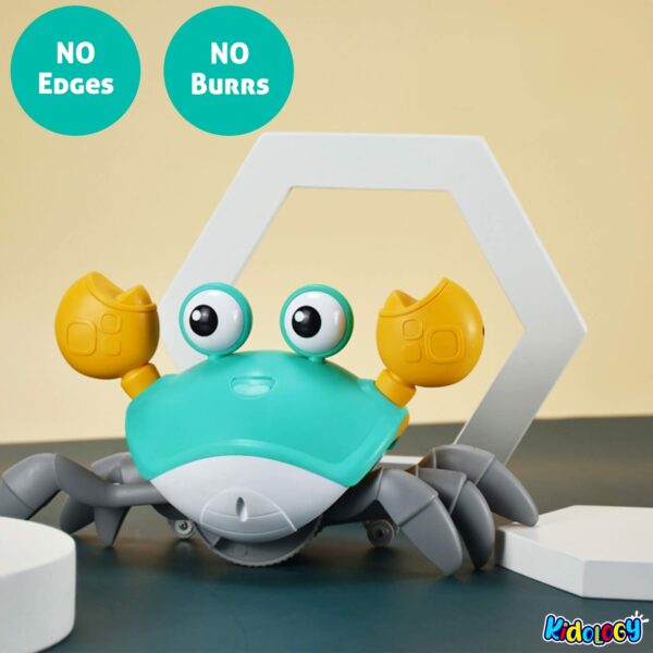 Interactive Crawling Crab Toy with LED Lights & Rechargeable Battery for Toddlers - Image 5