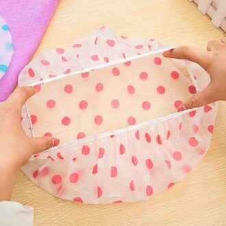 Set of 6 Reusable Waterproof Shower Caps for Women - Free Size