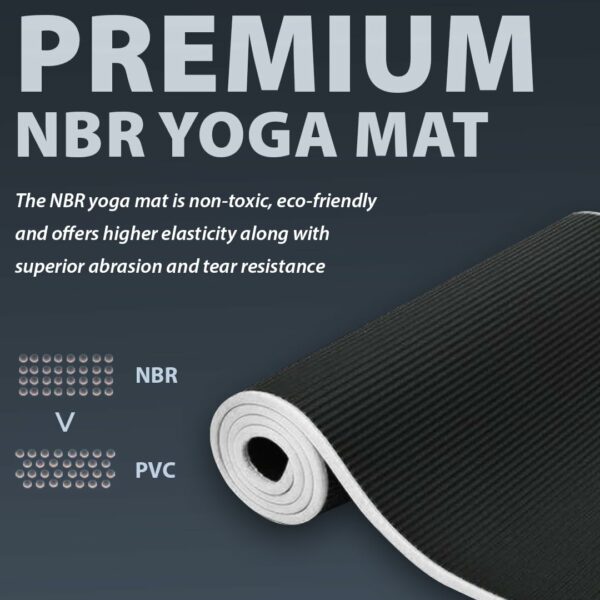 Durable Anti-Slip Yoga Mat for Home Workout - 6mm Thick - Image 6