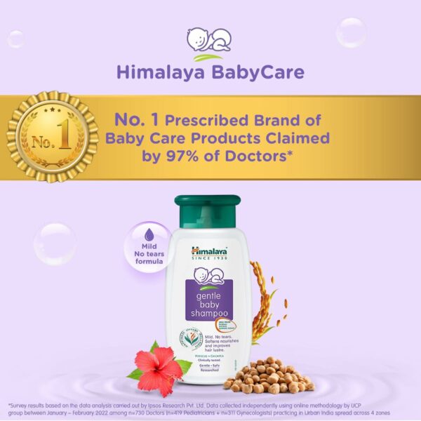 Gentle Baby Shampoo 400 ml - Softens & Nourishes Hair - Image 3