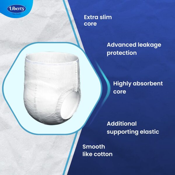 Eco-Friendly Adult Diaper Pants, Medium, 60 Count - Leak Proof & Comfortable - Image 5