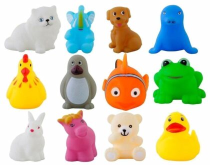 Colorful Floating Baby Bath Toys - Safe & Engaging Fun