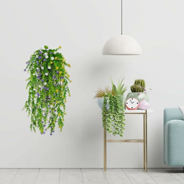 Artificial Hanging Monstera Leaves - 2 Pack, 65CM, UV Resistant - Image 2