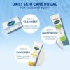 Gentle Cleansing & Moisturizing Syndet Bar for Sensitive Skin, 75g
