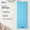 Eco-Friendly 6mm Non-Slip Yoga Mat for Home Workout