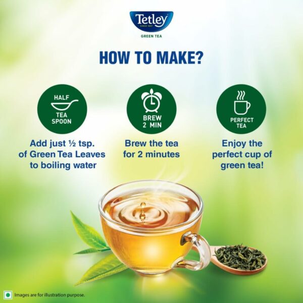 Tetley Loose Green Tea Leaves 500g - Immune Boosting with Vitamin C - Image 6