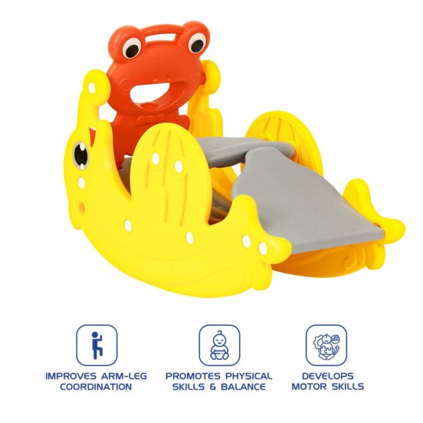 2 in 1 Foldable Slide and Rocker for Kids - Multi-Purpose Toy - Image 4