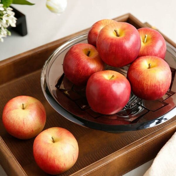Realistic Artificial Apples - Pack of 5 for Home & Decor - Image 4
